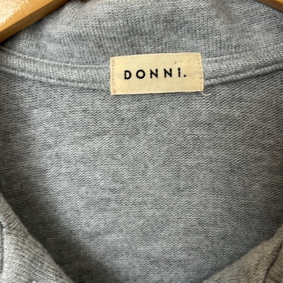Donni. Grey polo sweater - Picture 5 of 9